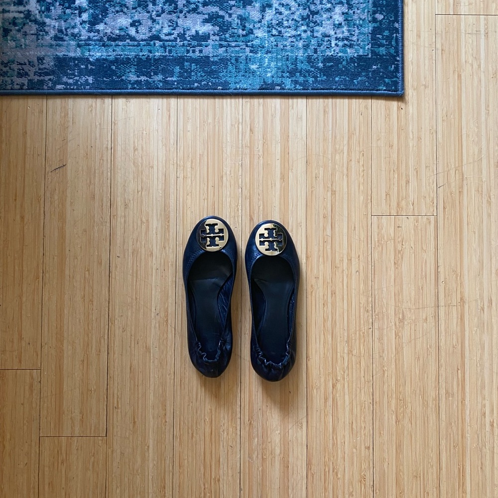 Tory Burch Minnie Leather Flat 9